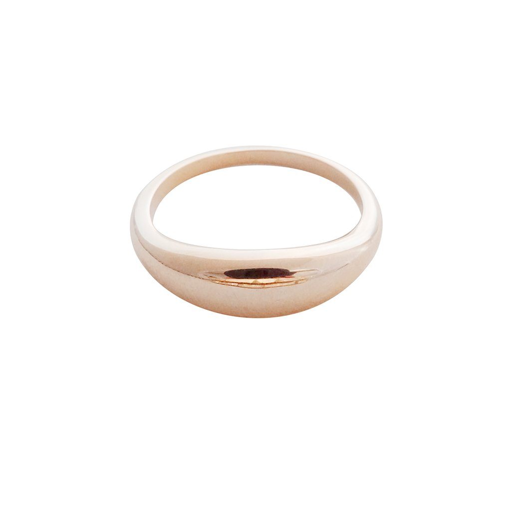 Dome Ring Rings HONEYCAT Jewelry Rose Gold 5 