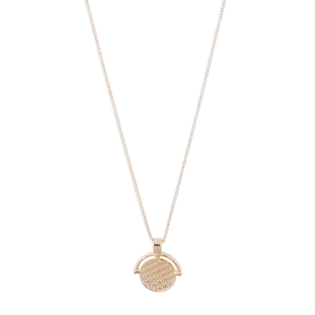 Flower of Life Pendant Necklace Necklaces HONEYCAT Jewelry 