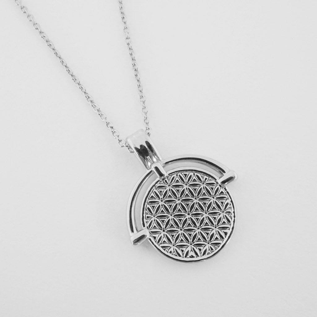 Flower of Life Pendant Necklace Necklaces HONEYCAT Jewelry 