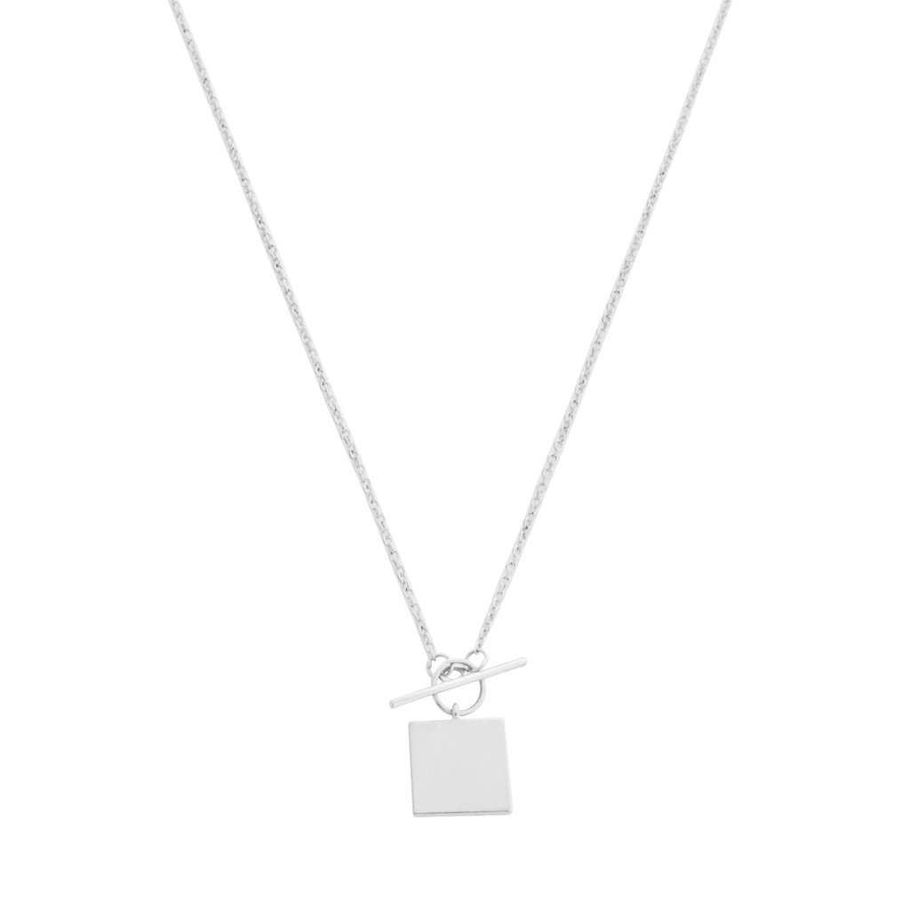 Gwyneth Toggle Necklace Necklaces HONEYCAT Jewelry Silver 