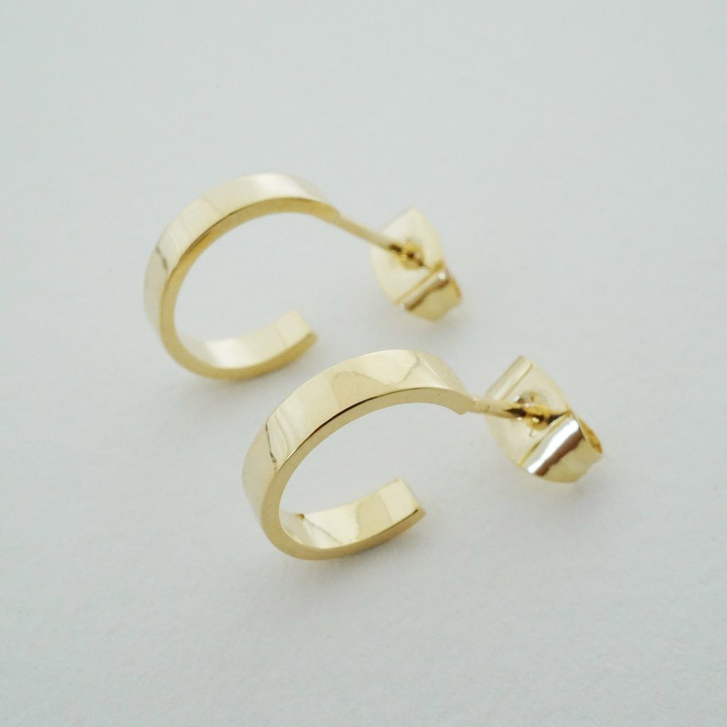 Huggie Hoops Earrings HONEYCAT Jewelry 