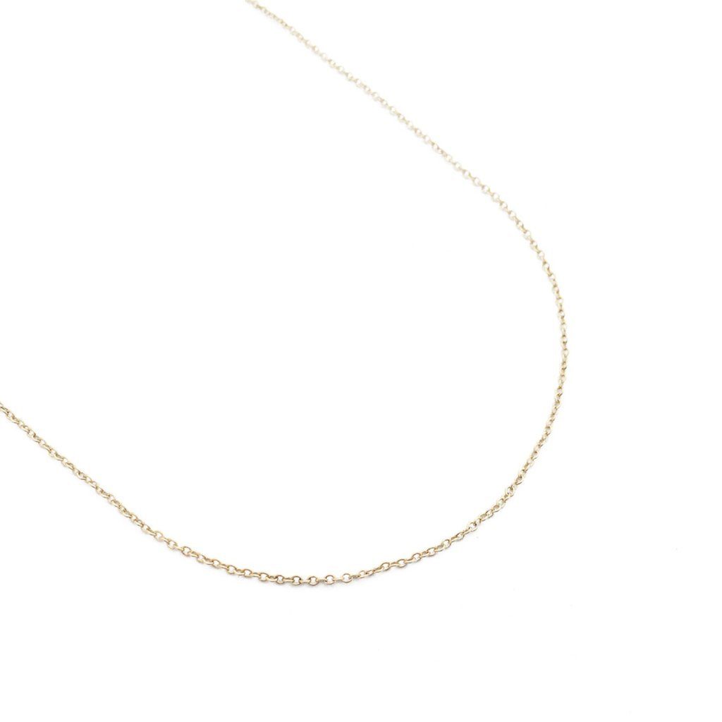 Whisper Thin Adjustable Necklace, 14k Gold Necklaces HONEYCAT Jewelry 