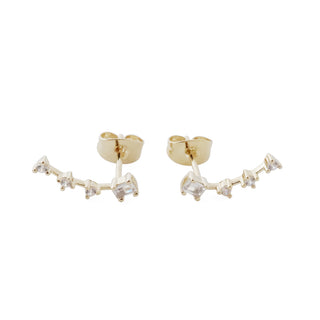 Little Dipper Crawler Stud Earrings - Honeycat Jewelry