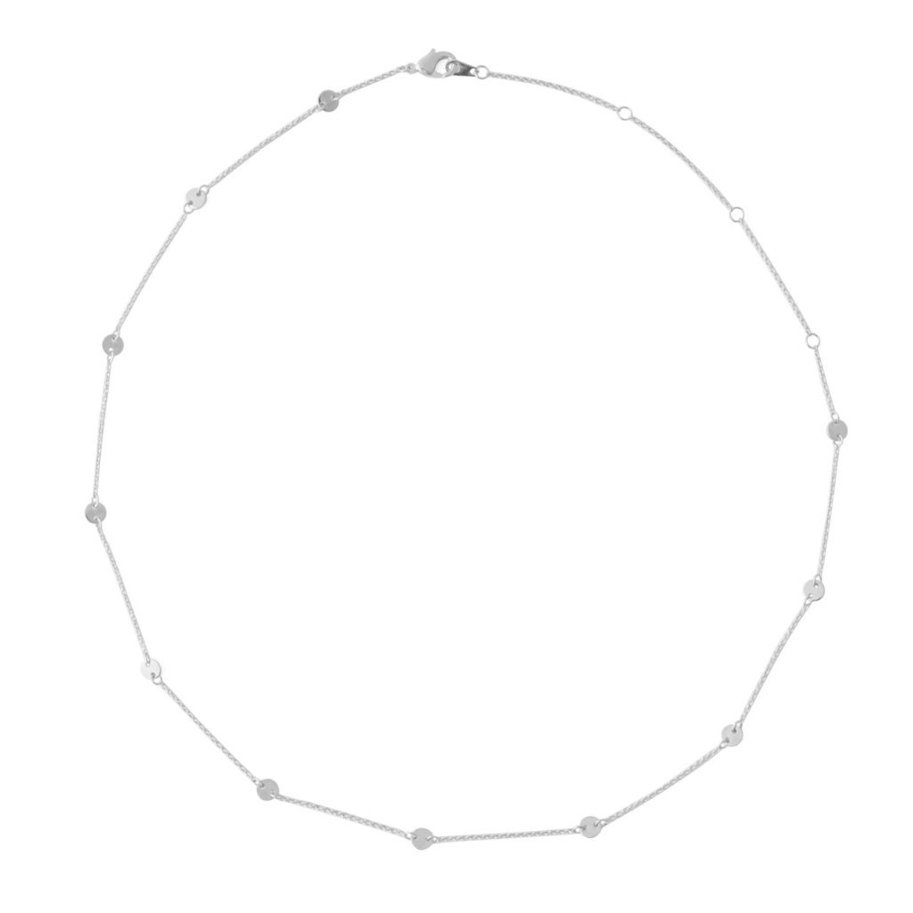 Milky Way Disc Chain Necklace Necklaces HONEYCAT Jewelry 