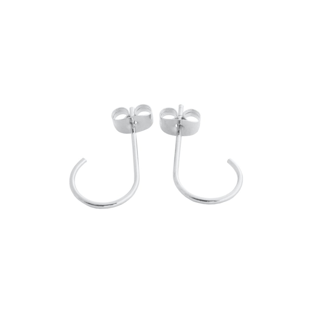 Mini Everyday Hoops Earrings HONEYCAT Jewelry Silver 