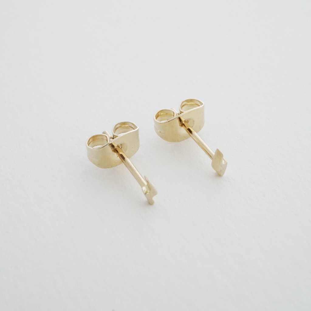 Mini Lightning Stud Earrings Earrings HONEYCAT Jewelry 