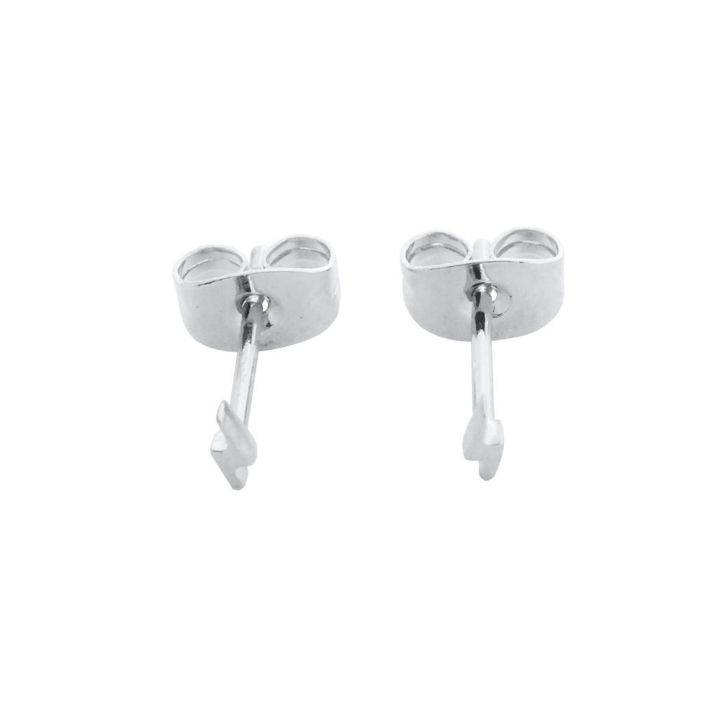 Mini Lightning Stud Earrings Earrings HONEYCAT Jewelry Silver 
