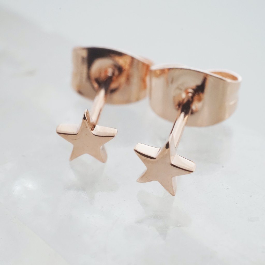 Mini Star Stud Earrings Earrings HONEYCAT Jewelry 
