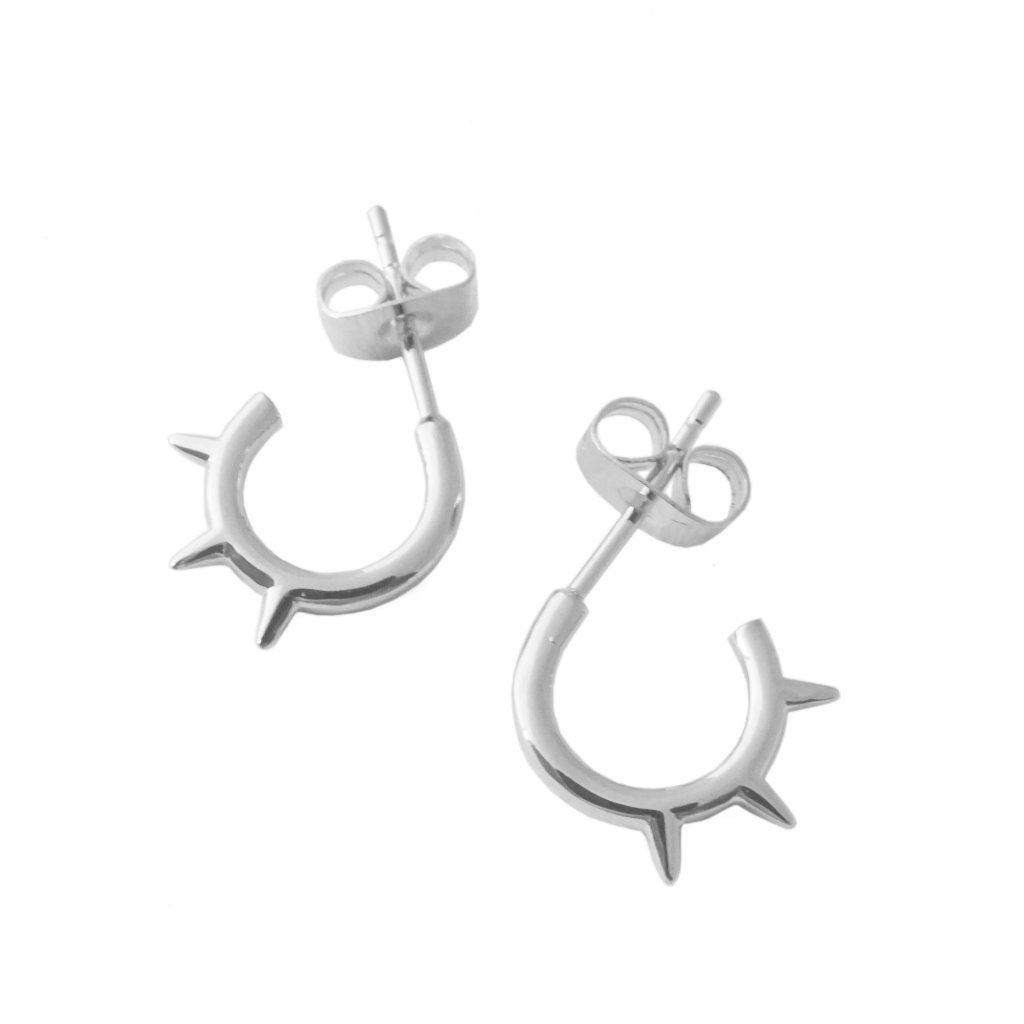 Spike Hoops Earrings HONEYCAT Jewelry 