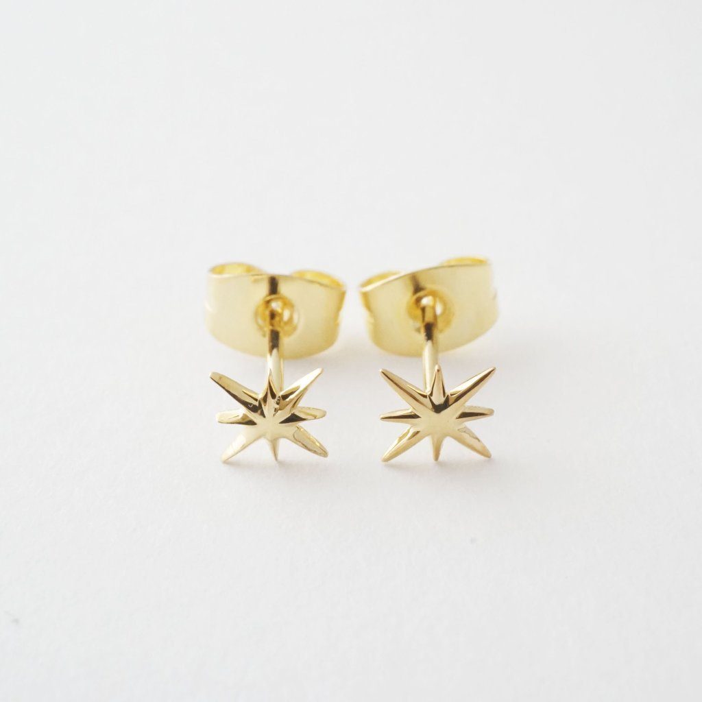 Celestial Starburst Studs Earrings HONEYCAT Jewelry 
