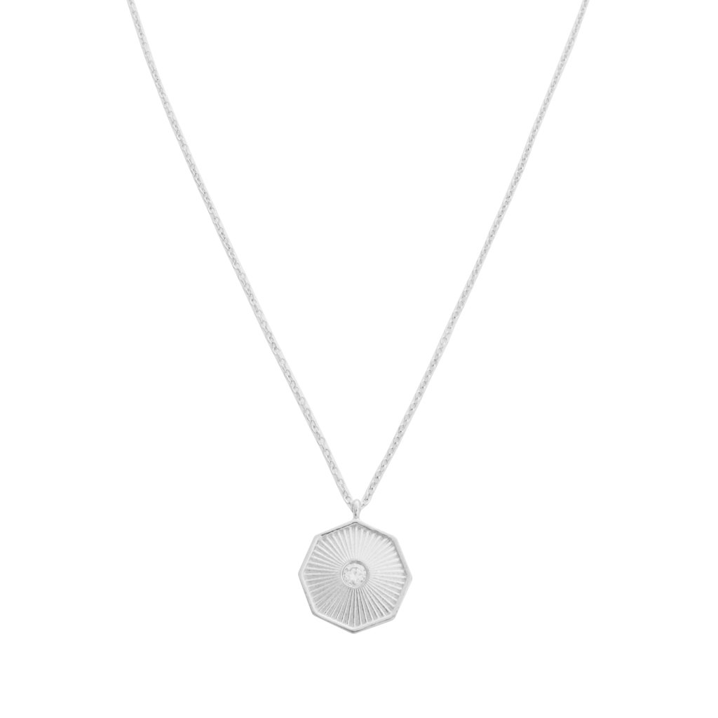 Sunbeam Pendant Necklace Necklaces HONEYCAT Jewelry Silver 
