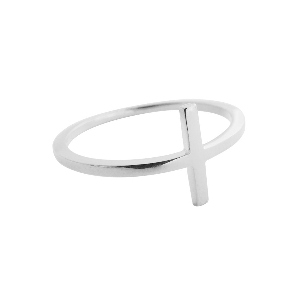 T-Bar Ring Rings HONEYCAT Jewelry Silver 5 