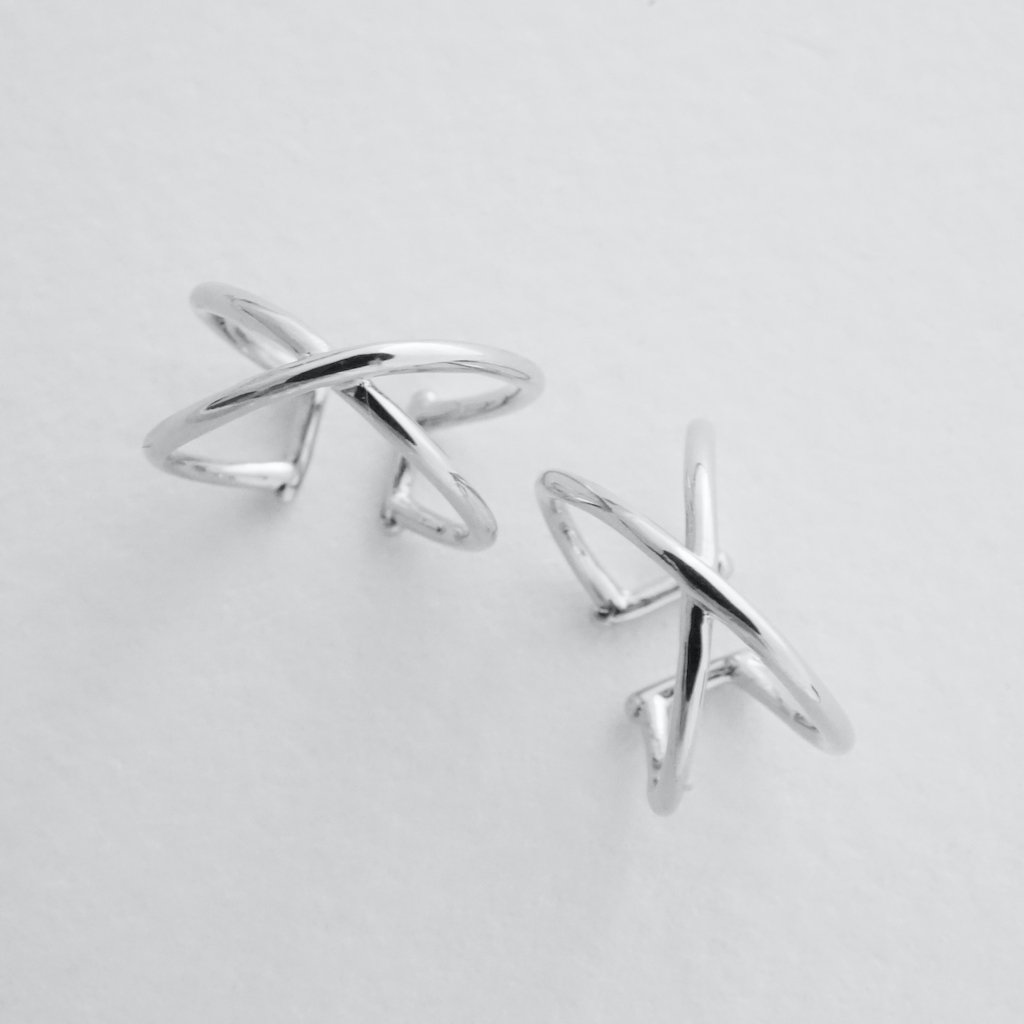 X Ear Cuffs Earrings HONEYCAT Jewelry 