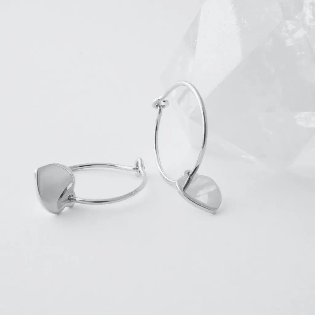Choosey Heart Hoops Earrings HONEYCAT Jewelry 