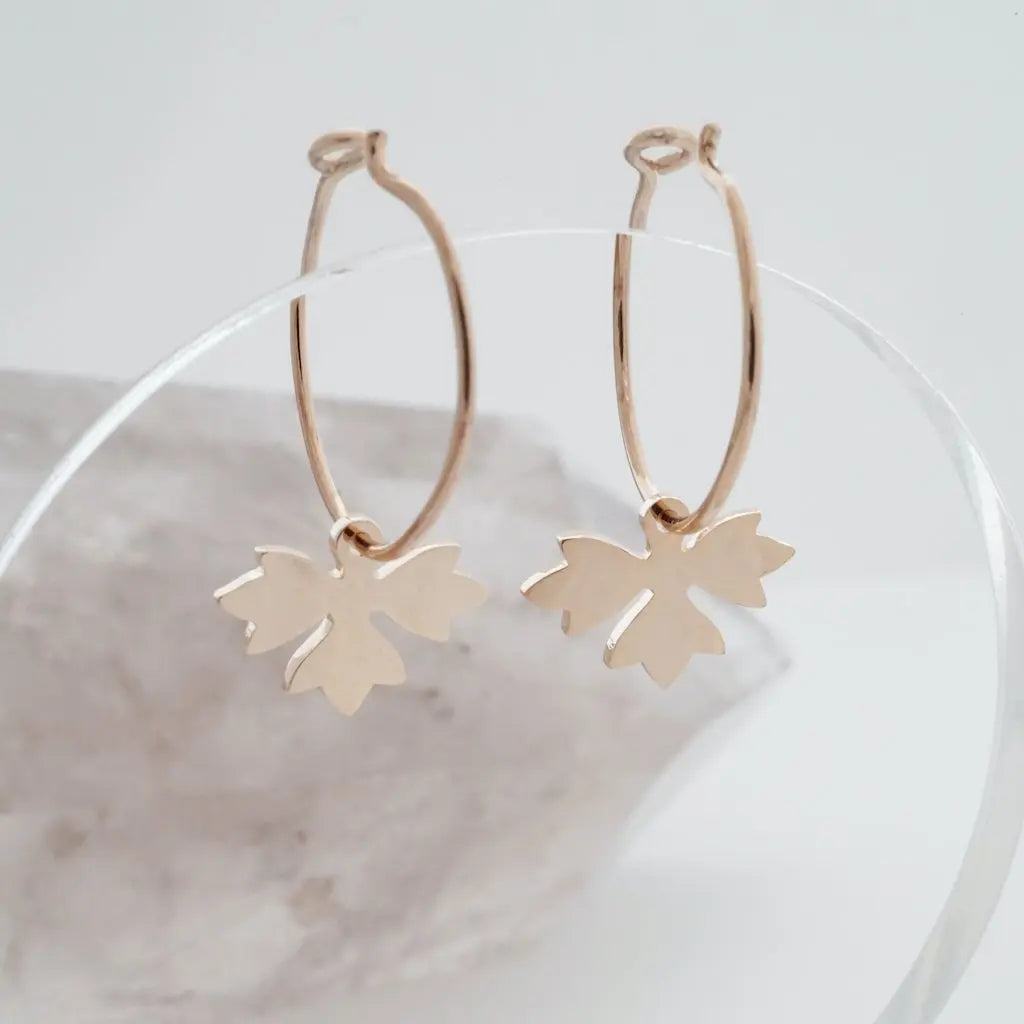 Magic Charm Sprout Hoops Earrings HONEYCAT Jewelry 