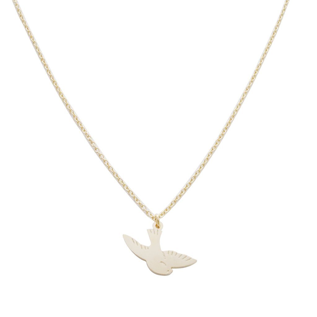 Magic Charm Dove Necklace Necklaces HONEYCAT Jewelry Gold 
