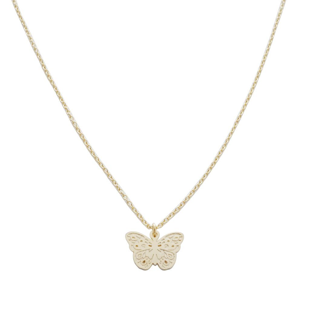 Magic Charm Butterfly Necklace Necklaces HONEYCAT Jewelry Gold 