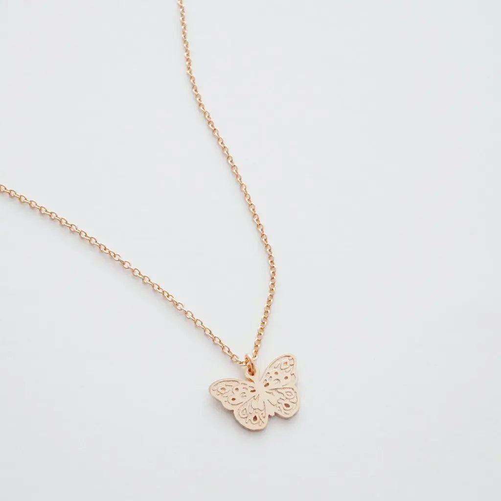 Magic Charm Butterfly Necklace Necklaces HONEYCAT Jewelry 