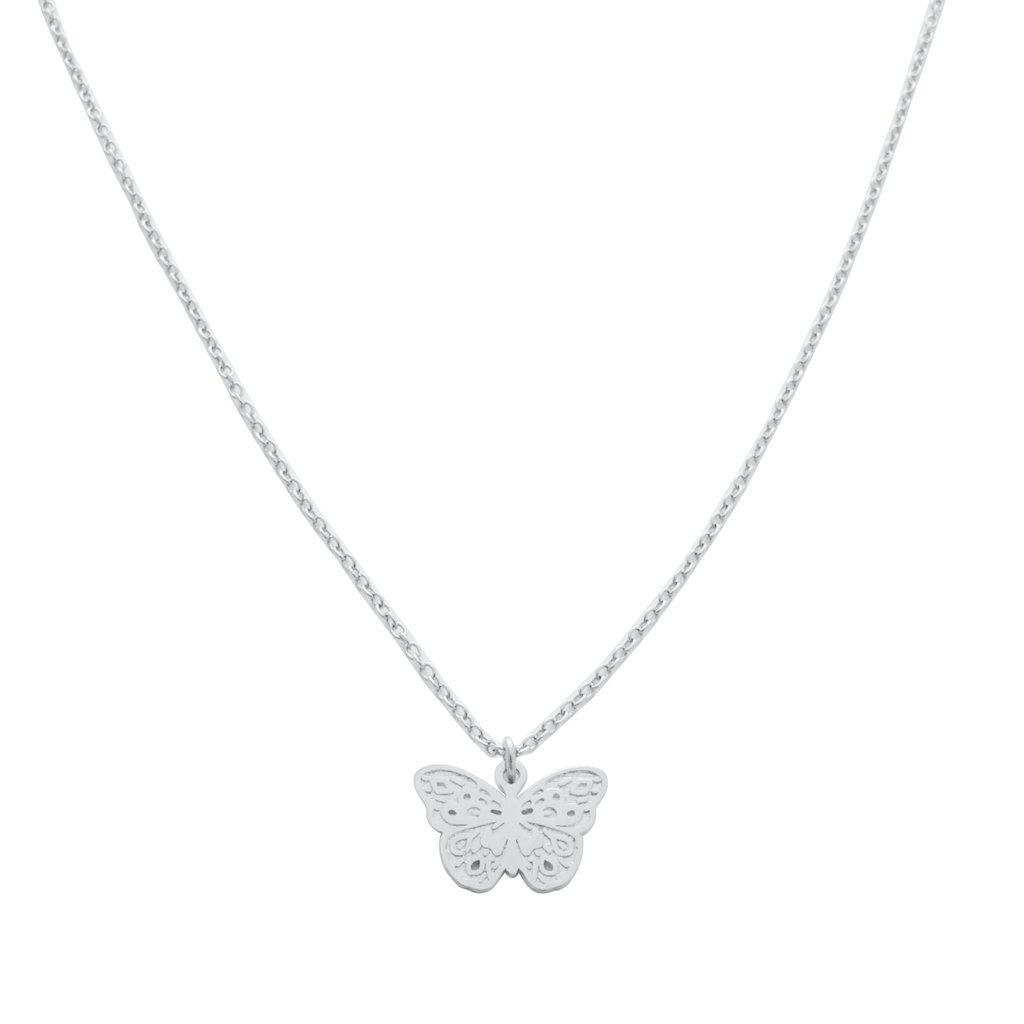 Magic Charm Butterfly Necklace Necklaces HONEYCAT Jewelry Silver 