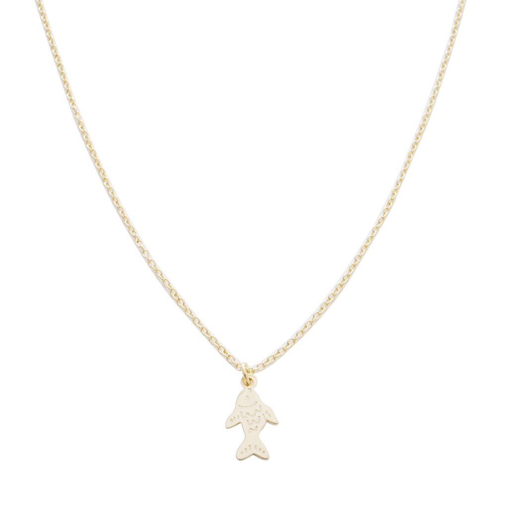 Magic Charm Taiyaki Fish Necklace Necklaces HONEYCAT Jewelry Gold 