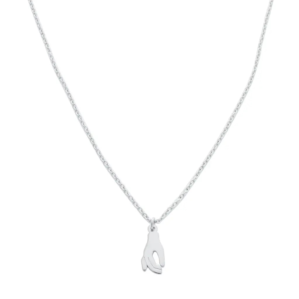 Magic Charm Hand Necklace Necklaces HONEYCAT Jewelry Silver 