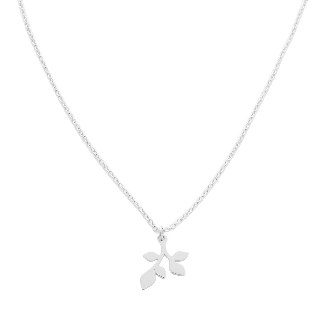 Magic Charm Leaf Necklace Necklaces HONEYCAT Jewelry Silver 