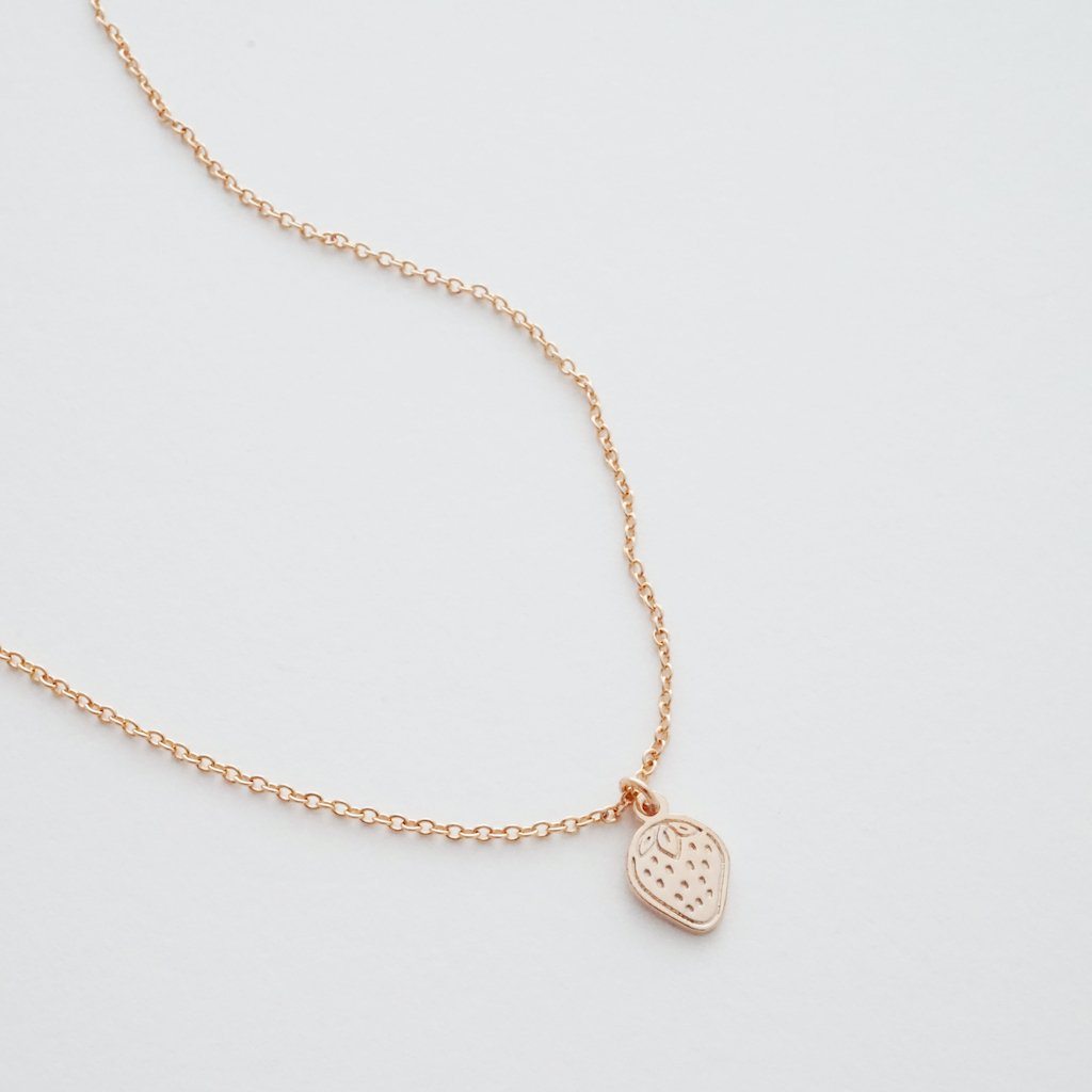 Magic Charm Strawberry Necklace Necklaces HONEYCAT Jewelry 