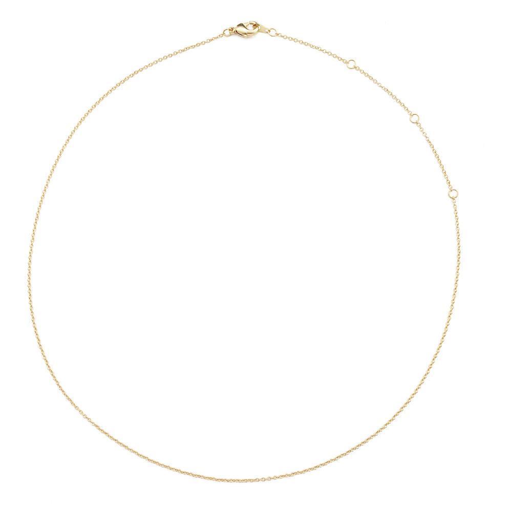 Adjustable Simple Chain Choker-Necklace Necklaces HONEYCAT Jewelry Gold 