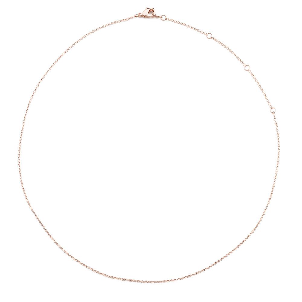 Adjustable Simple Chain Choker-Necklace Necklaces HONEYCAT Jewelry Rose Gold 