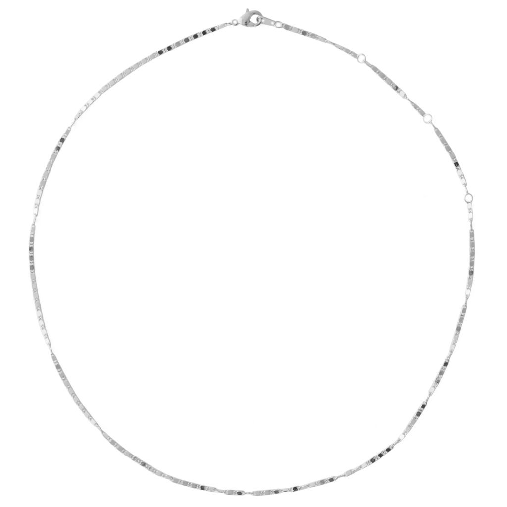 Confetti Chain Choker-Necklace Necklaces HONEYCAT Jewelry Silver 