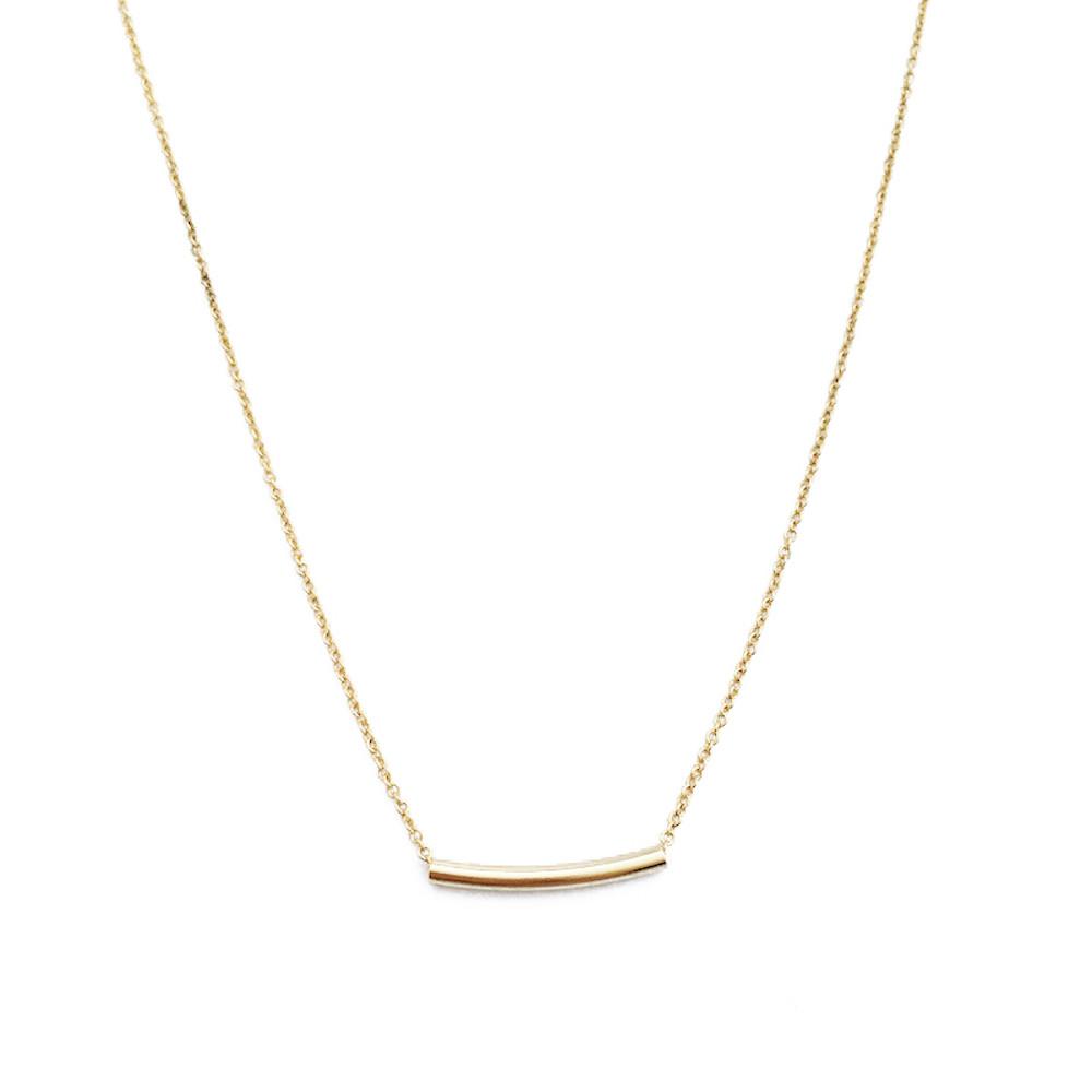Bend Necklace Necklaces HONEYCAT Jewelry Gold 