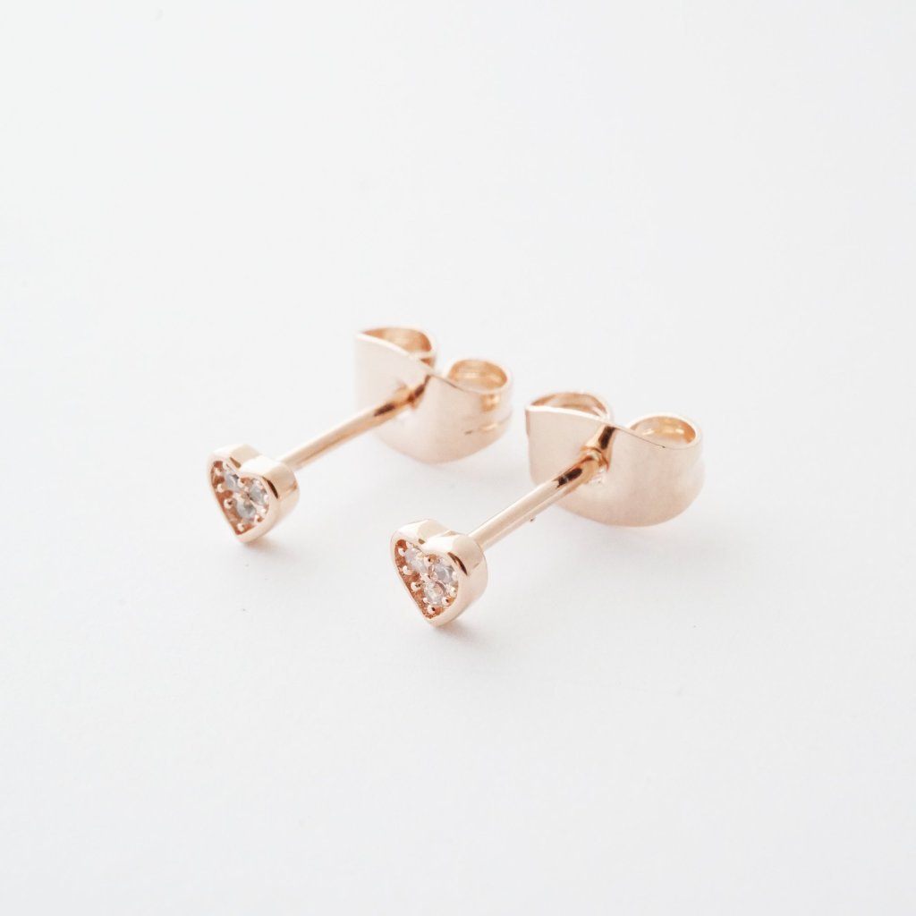 Mini Crystal Stud Earrings Quartet Earrings HONEYCAT Jewelry 