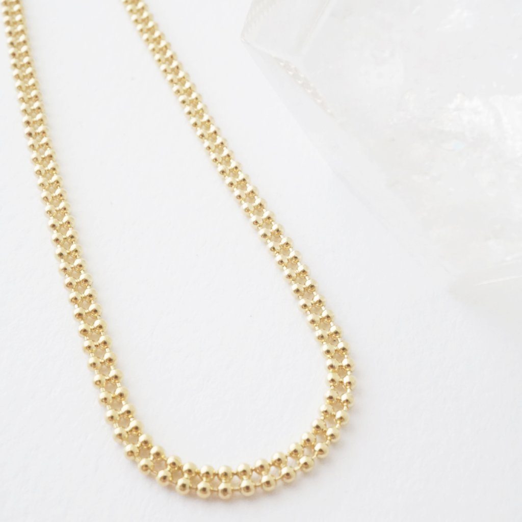 Double Ball Chain Choker-Necklace Necklaces HONEYCAT Jewelry 
