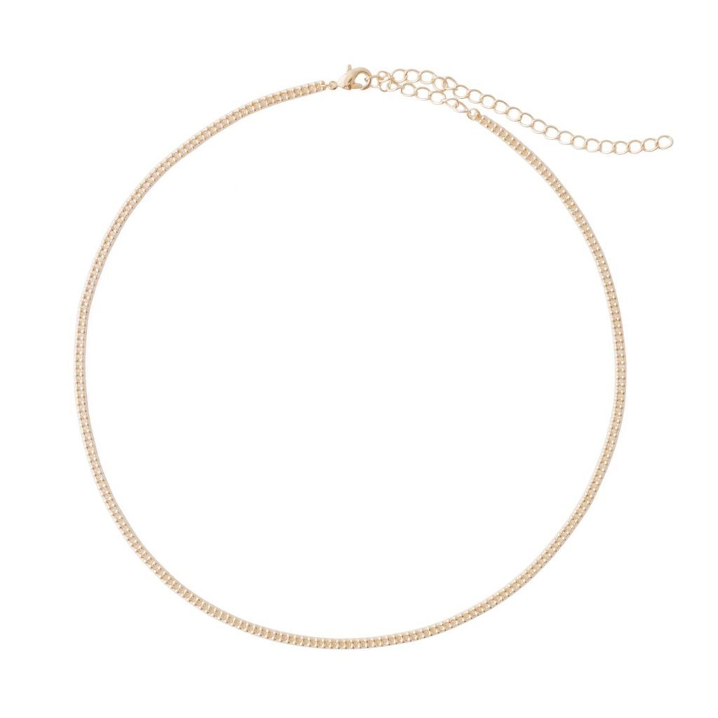 Double Ball Chain Choker-Necklace Necklaces HONEYCAT Jewelry 
