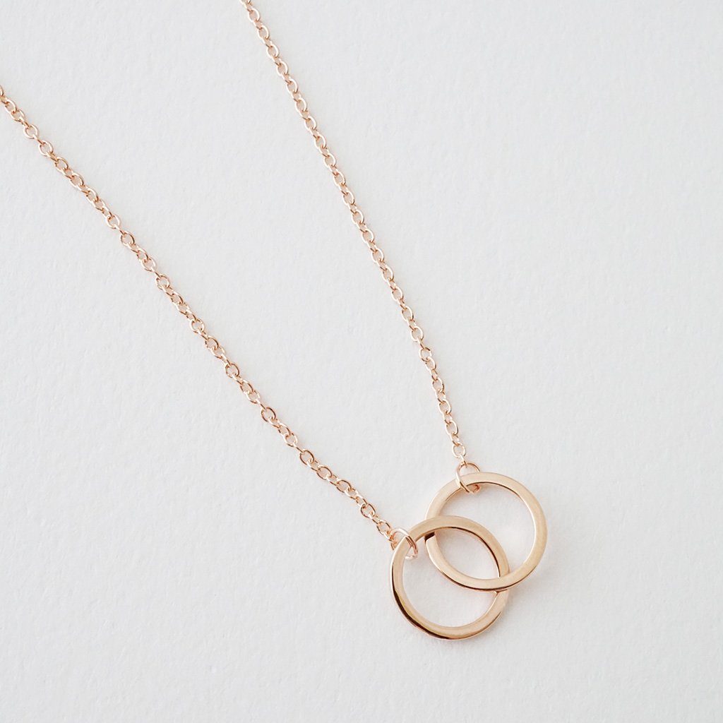 Mini Harmony Necklace Necklaces HONEYCAT Jewelry Rose Gold 