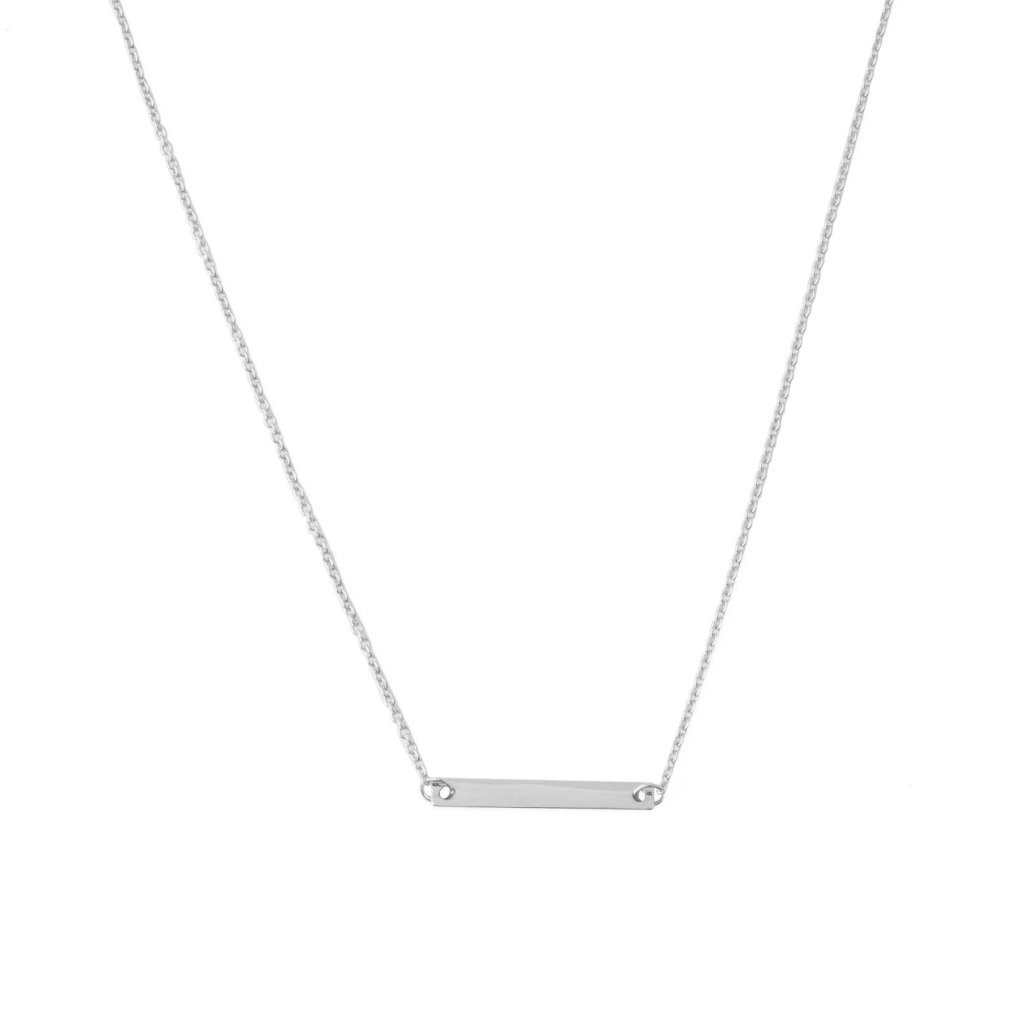 Mini Bar Necklace Necklaces HONEYCAT Jewelry Silver 