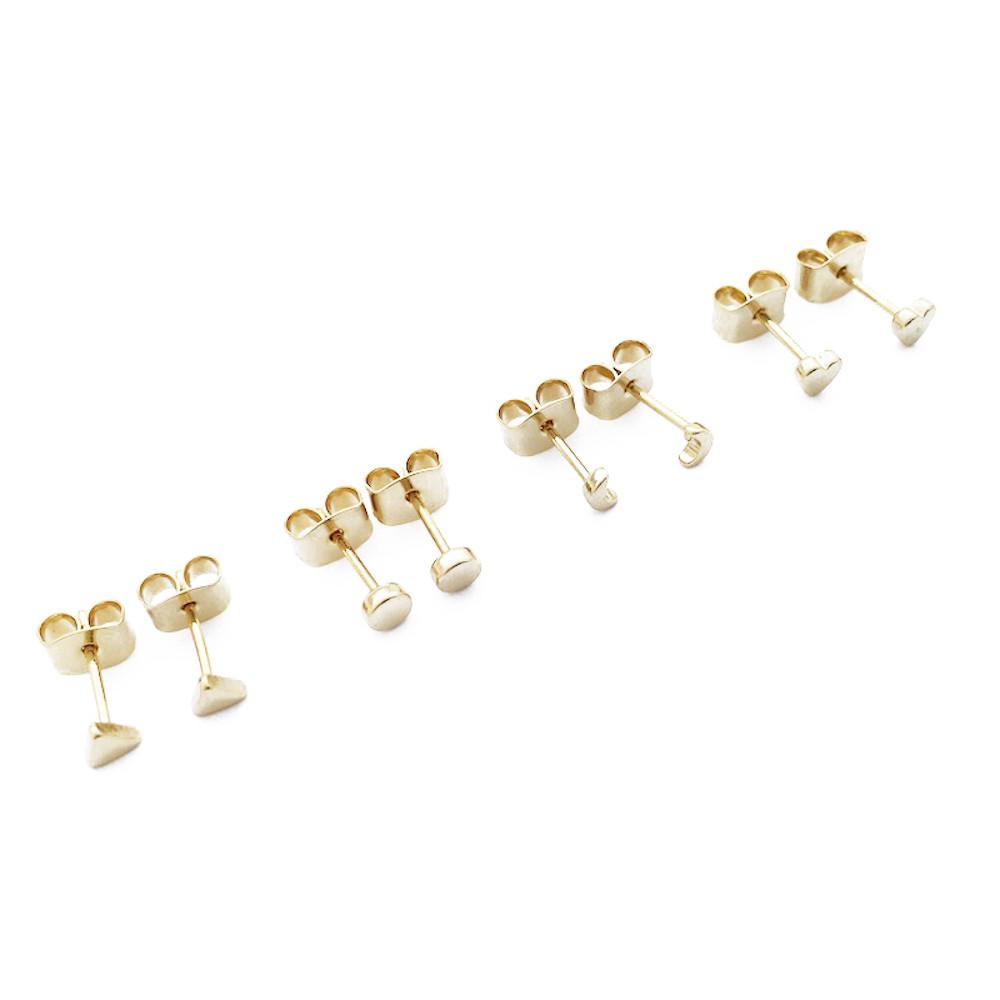 Mini Stud Earrings Quartet Earrings HONEYCAT Jewelry 