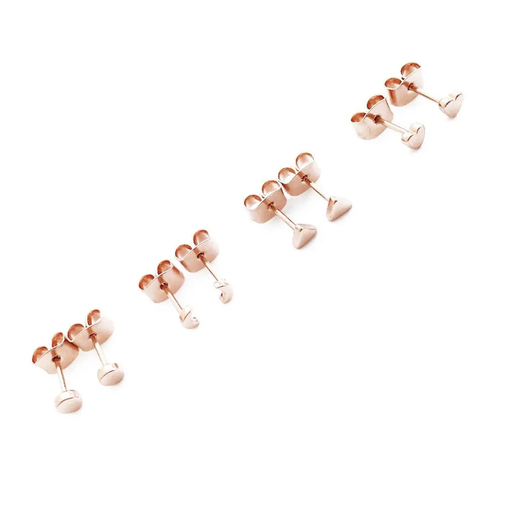 Mini Stud Earrings Quartet Earrings HONEYCAT Jewelry 