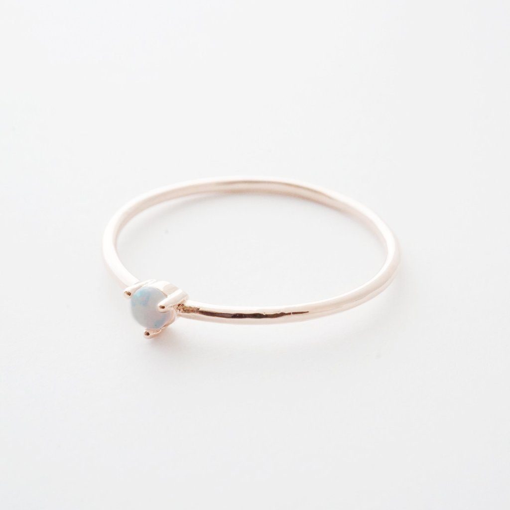 Opal Orb Ring Rings HONEYCAT Jewelry 