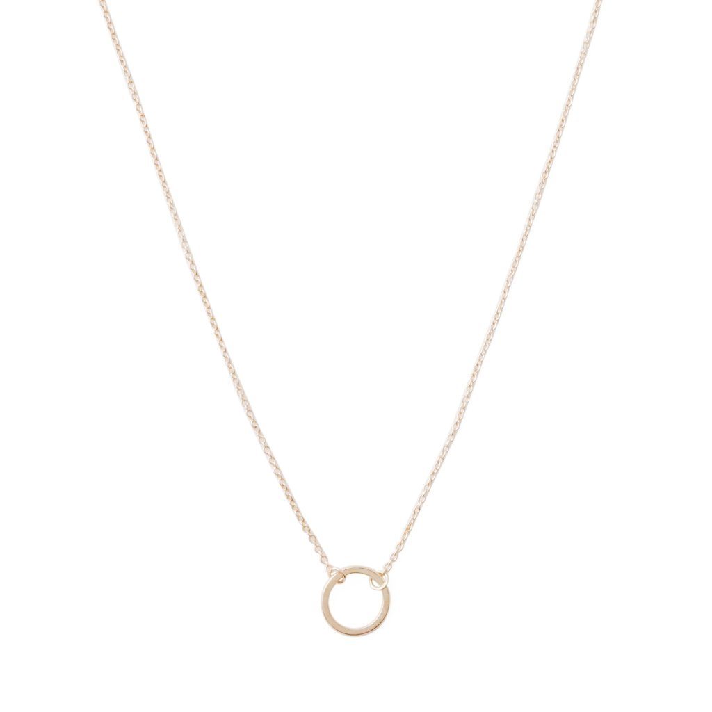 Mini Orbit Necklace Necklaces HONEYCAT Jewelry Rose Gold 