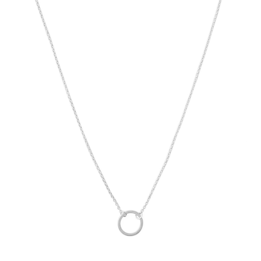Mini Orbit Necklace Necklaces HONEYCAT Jewelry Silver 