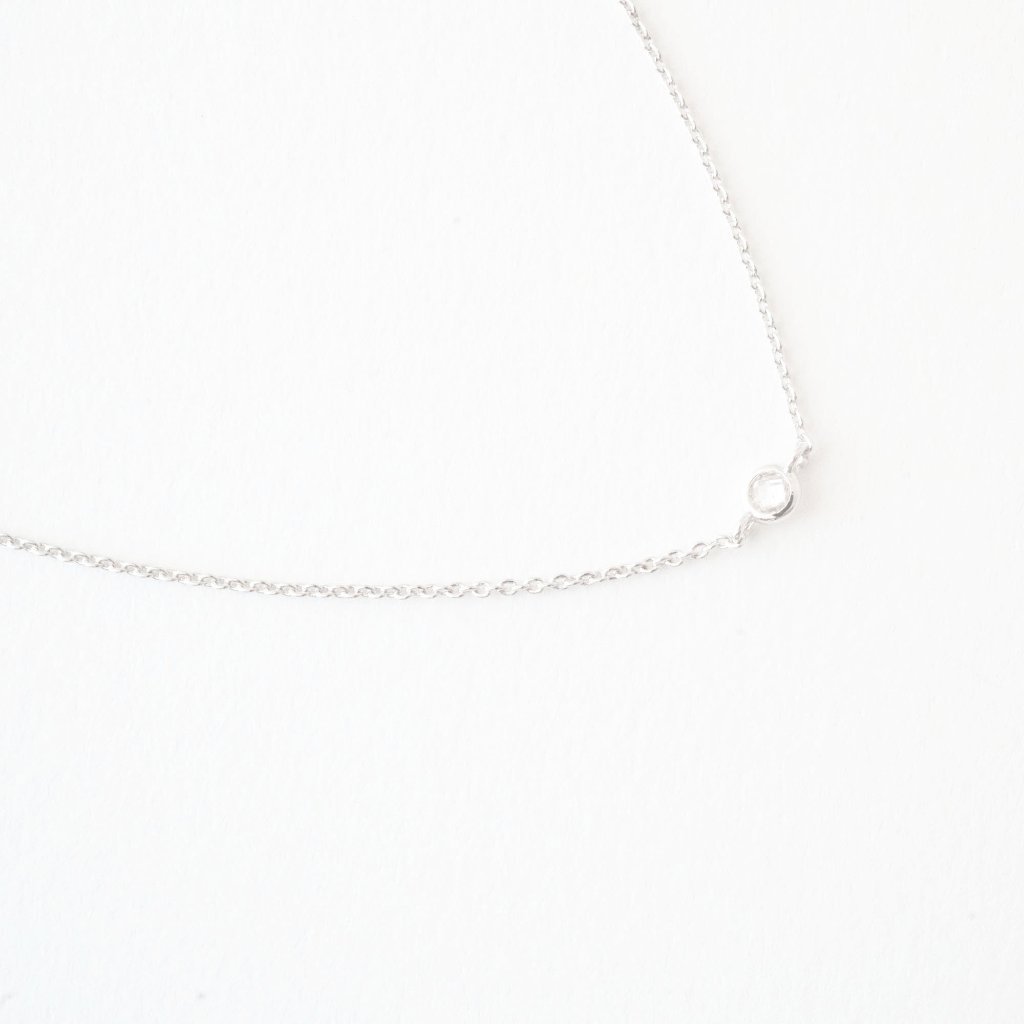 Solo Bezel Necklace Necklaces HONEYCAT Jewelry 