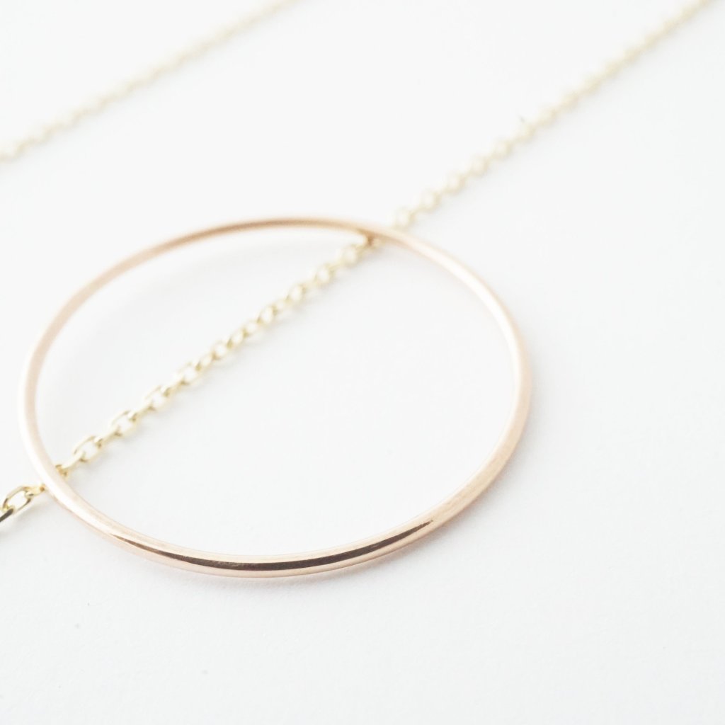 Skinny Stacking Ring, 14k Gold Rings HONEYCAT Jewelry 