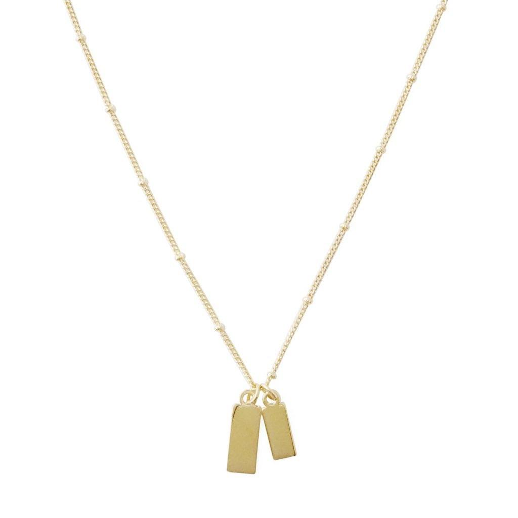 Tag Together Necklace Necklaces HONEYCAT Jewelry Gold 