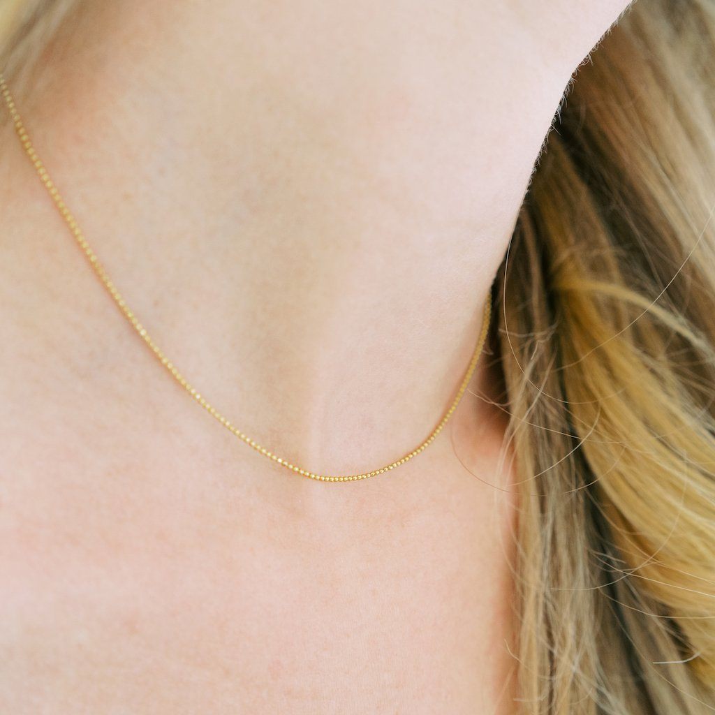 Thin Ball Chain Choker Necklaces HONEYCAT Jewelry 