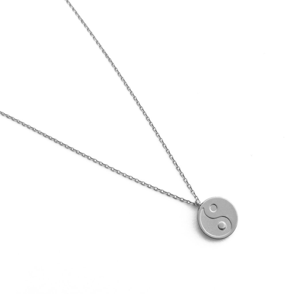 Yin Yang Necklace - Final Sale Necklaces HONEYCAT Jewelry Silver 